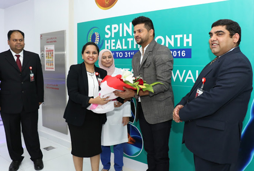 Suresh Raina Launches ‘Spinal Health Month’  3